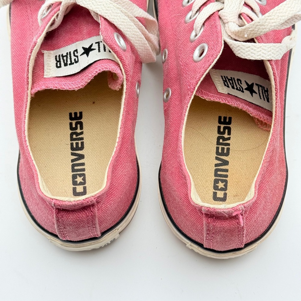 Converse Chuck Taylor All Star Low Top Sneakers Womens 7 Pink Canvas - Picture 5 of 9